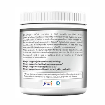 Bhumija Lifescience MSM Powder For Beauty Bone & Joint Health 200 gm